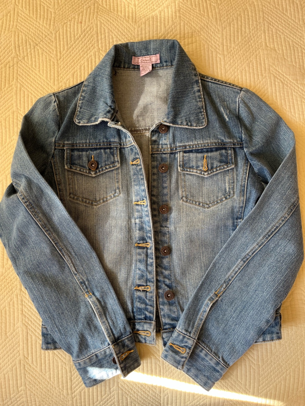 Canali Light Blue Denim Jean Jacket